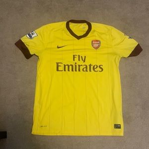 Large Yellow Arsenal Walcott 14 Jersey